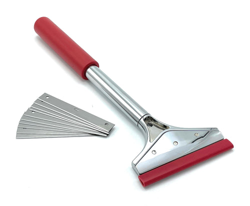 CCA 12” Heavy Duty Floor & Wallpaper Scraper with 4” Scraper Pack of x10