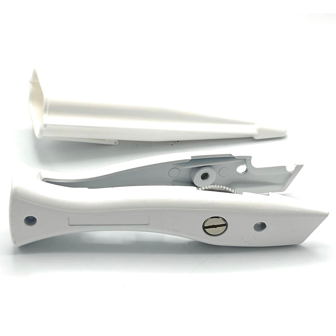 CCA White Carpet Cutter Tool with White Holder for Pro and DIY Installers