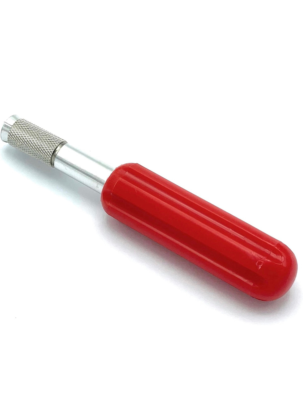 CCA Router Blade Holder Exacto red Handle Floor Tool with Quick Twist Blade Change.