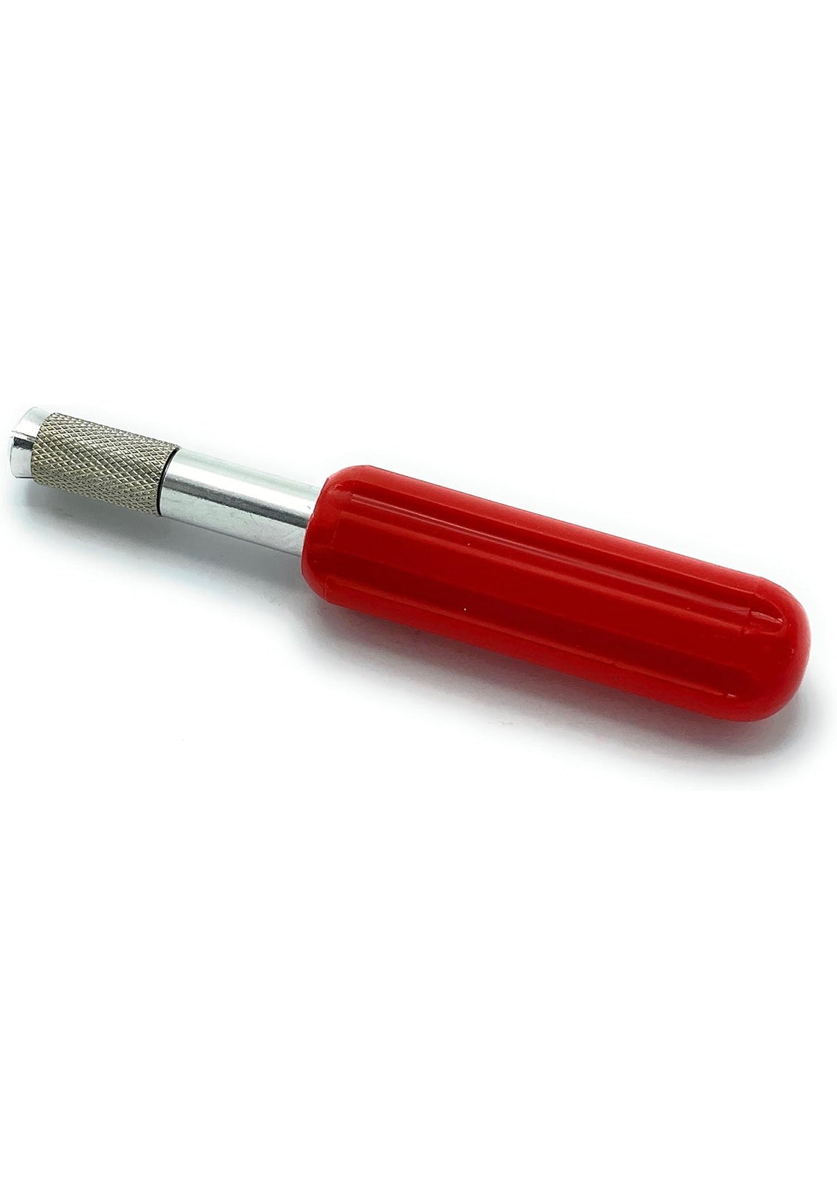 CCA Router Blade Holder Exacto red Handle Floor Tool with Quick Twist Blade Change.