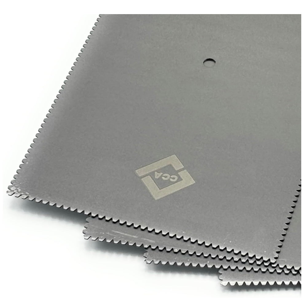 CCA Floor Trowel Pack of 5 x Adhesive Spreaders V Notch A2 Size for LVT Amtico Karndean Flooring & Pressure Sensitive