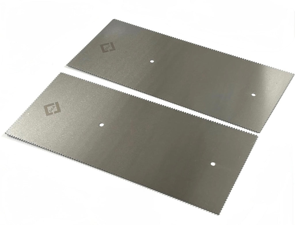 CCA Floor Trowel Pack of 2 x Adhesive Spreaders V Notch A2 Size for LVT Amtico Karndean Flooring & Pressure Sensitive