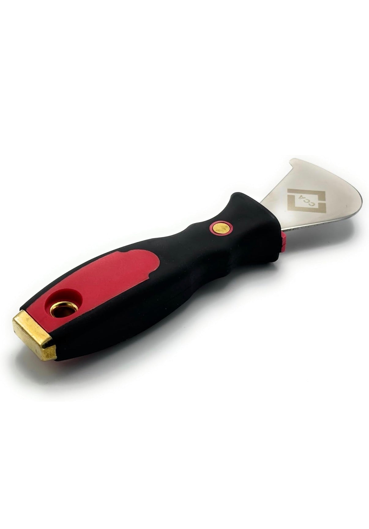 CCA Carpet Tucking Tool Metal top Design for Door Trim Flooring Plates Giving Neat Edges to floorcoverings Black and red.