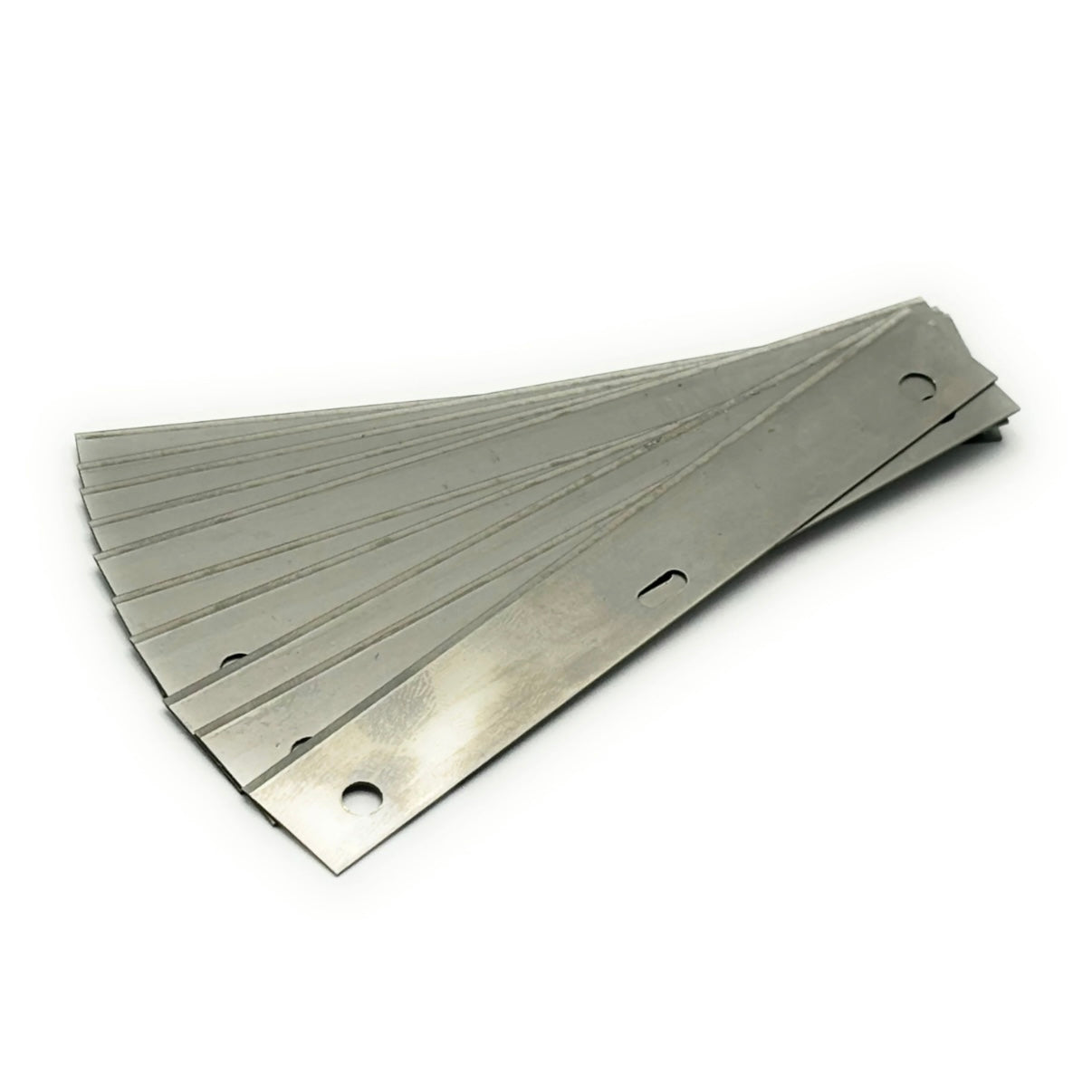 CCA Heavy Duty 10cm Wallpaper & Flooring Scraper Blades Pack of 10 Steel