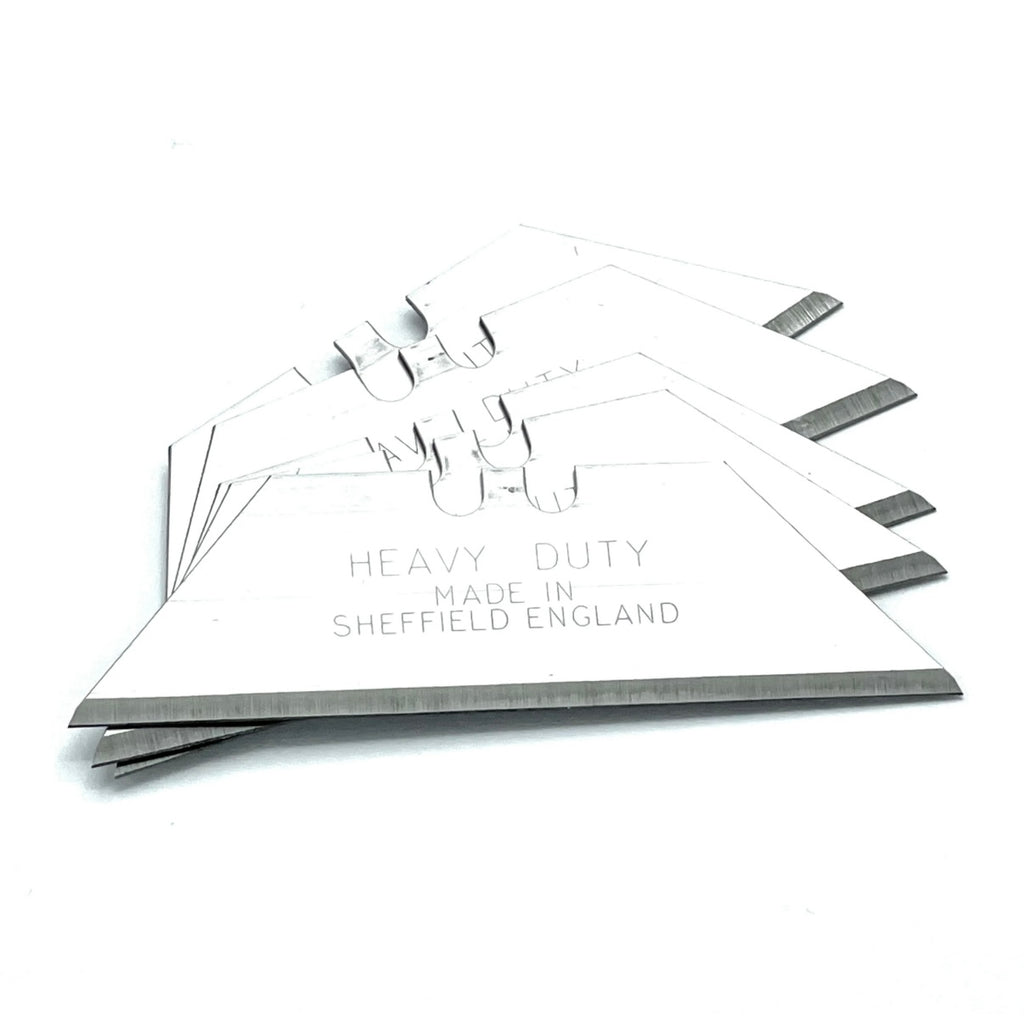 CCA Heavy Duty Straight Utility Knife Blades, Pack of 100, Sheffield Made