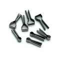CCA Mixed Router Blades: 4 Round Internal, 4 Stirrup External, Weld Trim