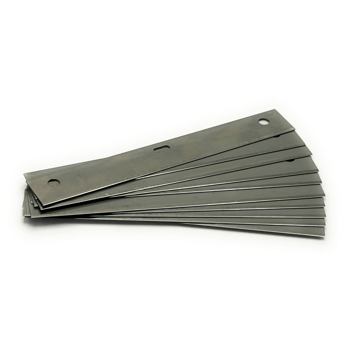 CCA Heavy Duty 10cm Wallpaper & Flooring Scraper Blades Pack of 10 Steel