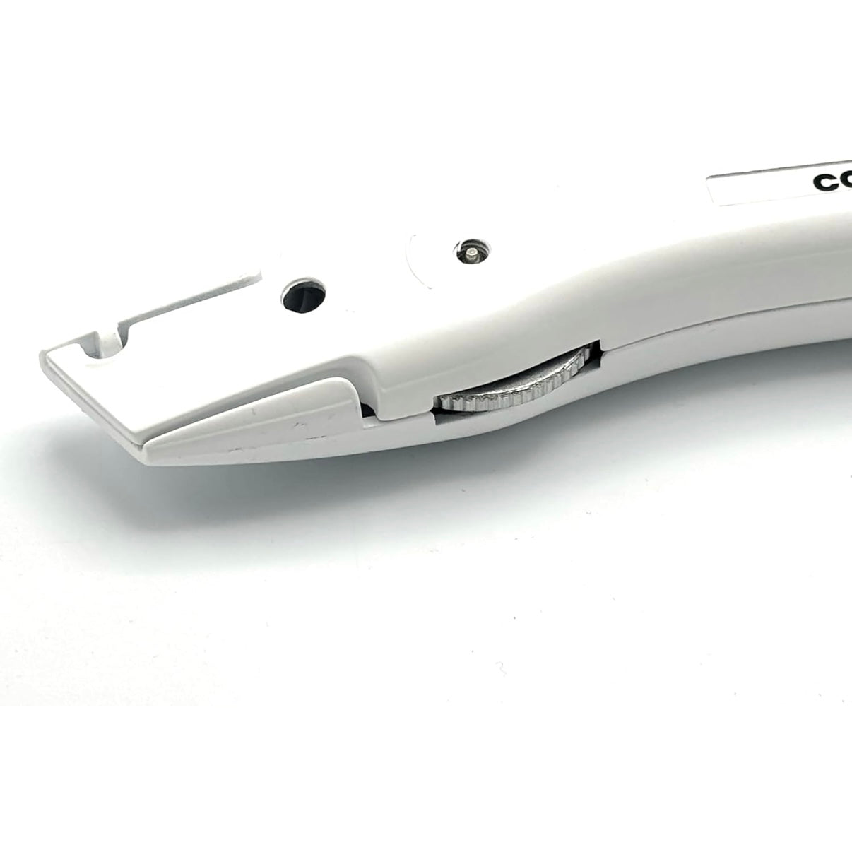 CCA White Carpet Cutter Tool with White Holder for Pro and DIY Installers