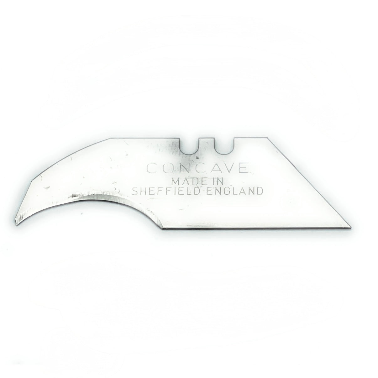 CCA Concave Heavy Duty Trimming Knife Blades, Sheffield Made 100 Pack