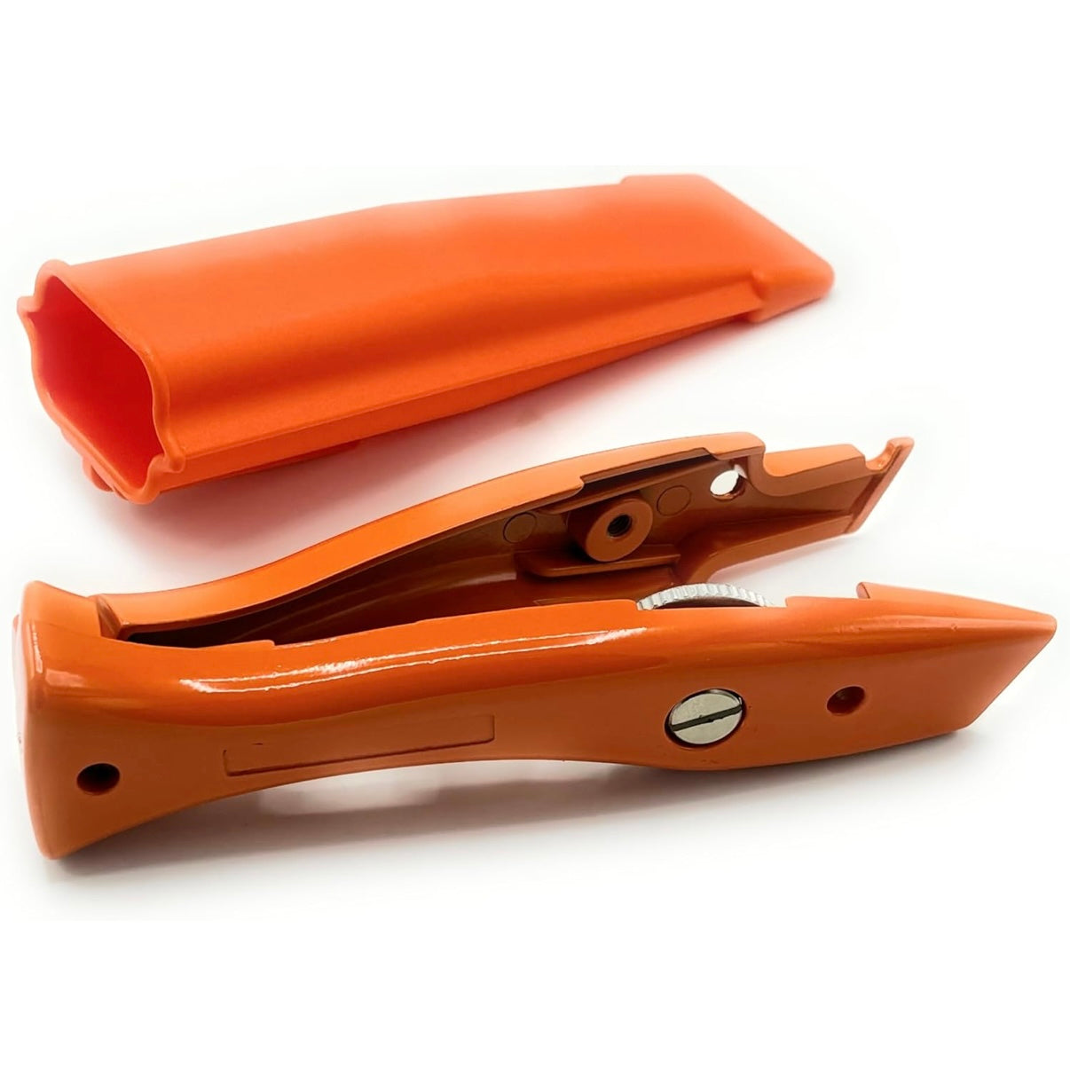 CCA Orange Carpet Cutter Tool with Orange Holder for The Professional and DIY Installer