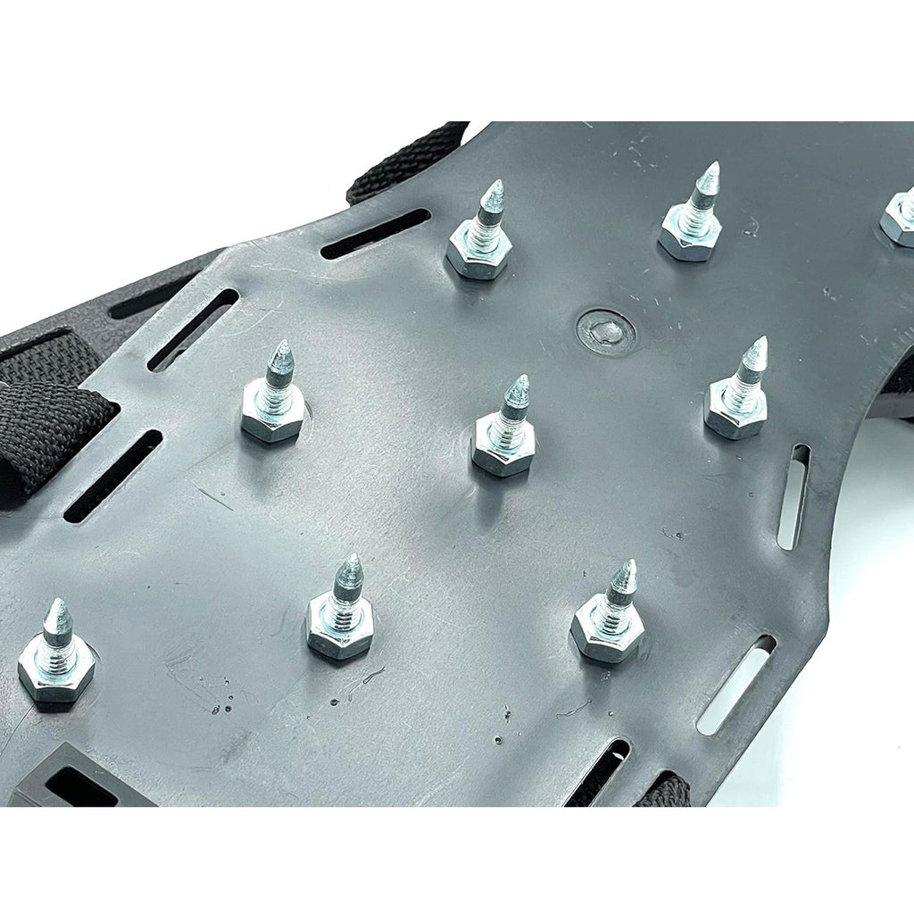 CCA Spiked Shoes for Spreading Flooring Screed, Along with Aeration for self Levelling and epoxy Resin Floor Laying. Slip Over Shoe Sandals. Spiked Nail Overshoe.