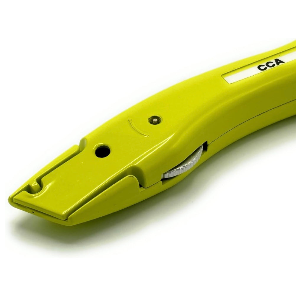CCA Yellow Carpet Cutter Tool with Yellow Holder for The Professional and DIY Installer
