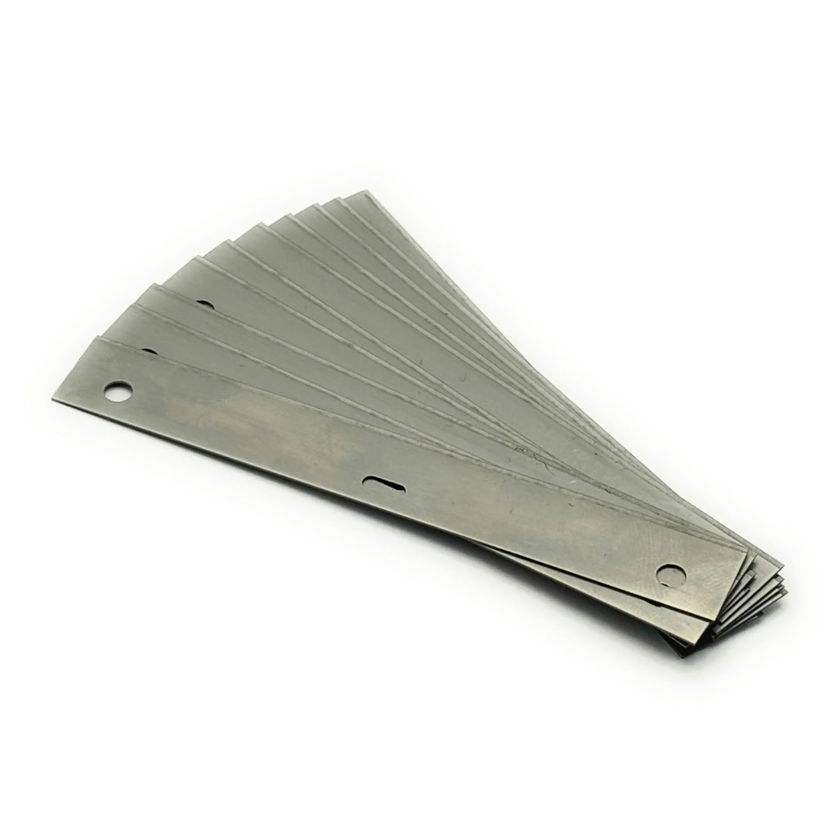 CCA Heavy Duty 10cm Wallpaper & Flooring Scraper Blades Pack of 10 Steel