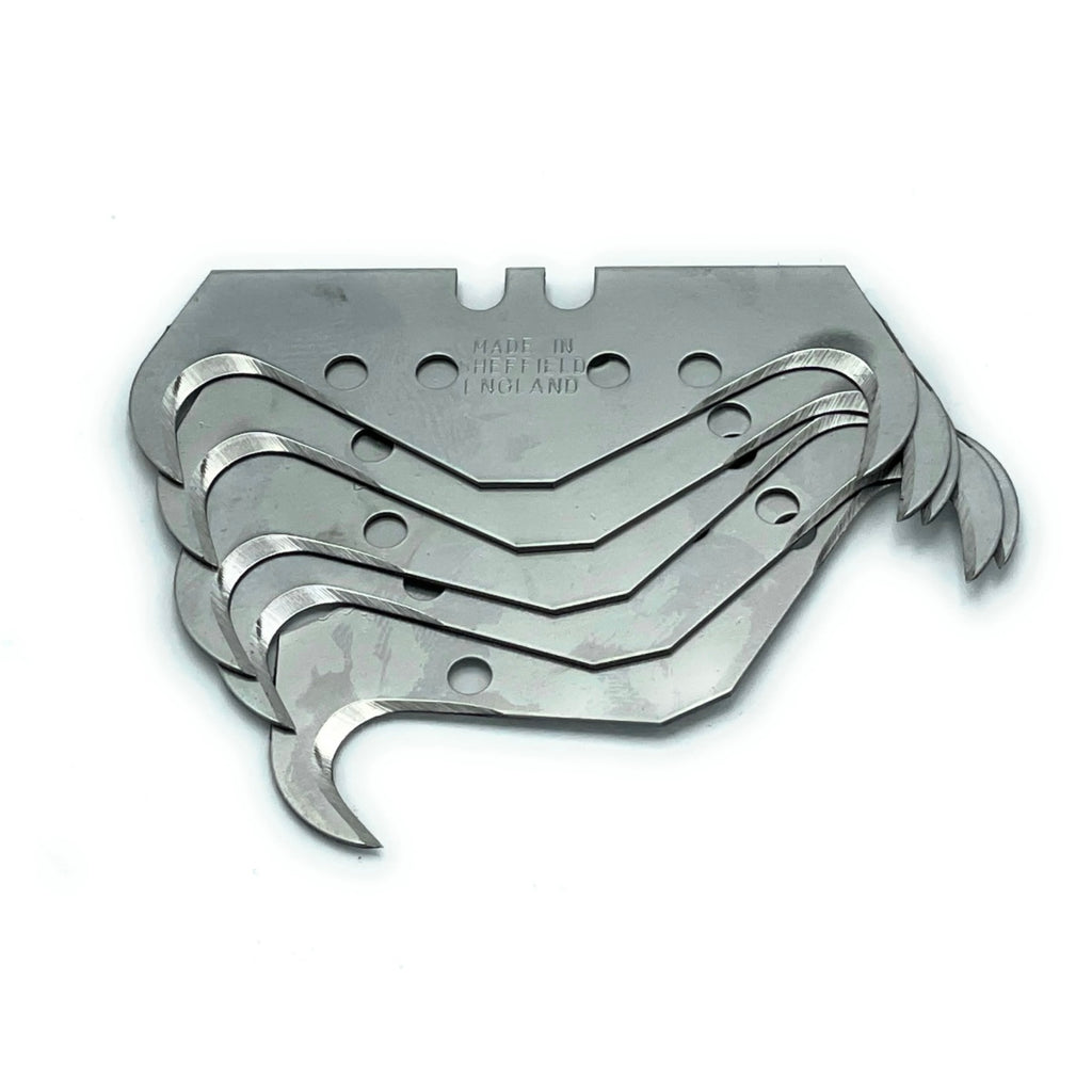 CCA Super Hook Heavy Duty Sheffield Trimming Knife Blades - Pack of 100