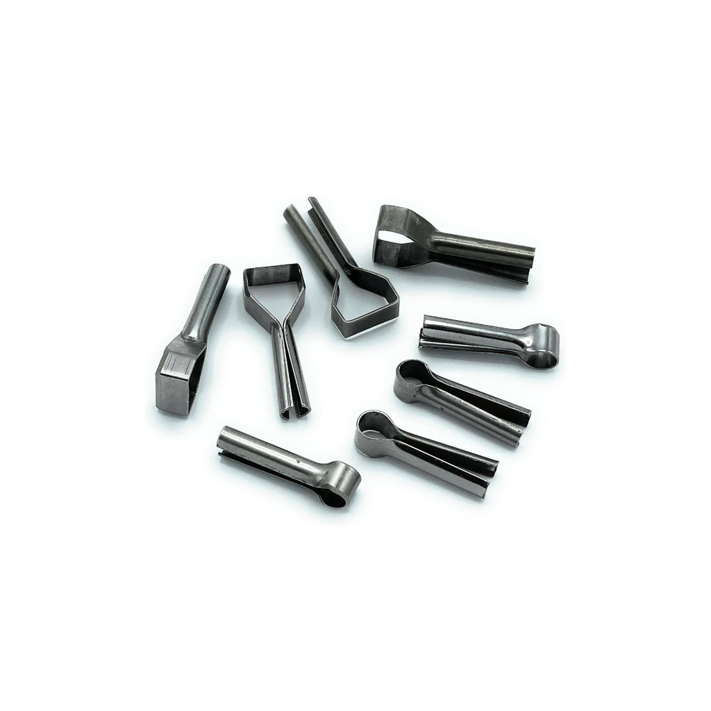 CCA Mixed Router Blades: 4 Round Internal, 4 Stirrup External, Weld Trim