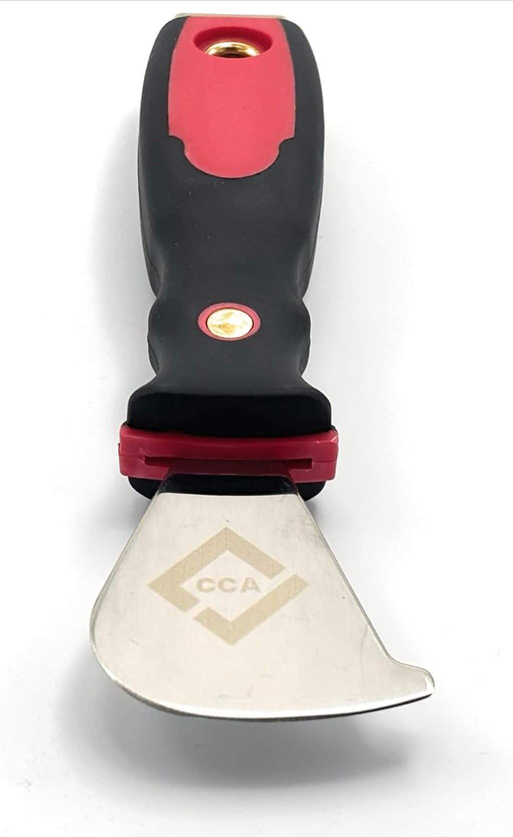 CCA Carpet Tucking Tool Metal top Design for Door Trim Flooring Plates Giving Neat Edges to floorcoverings Black and red.