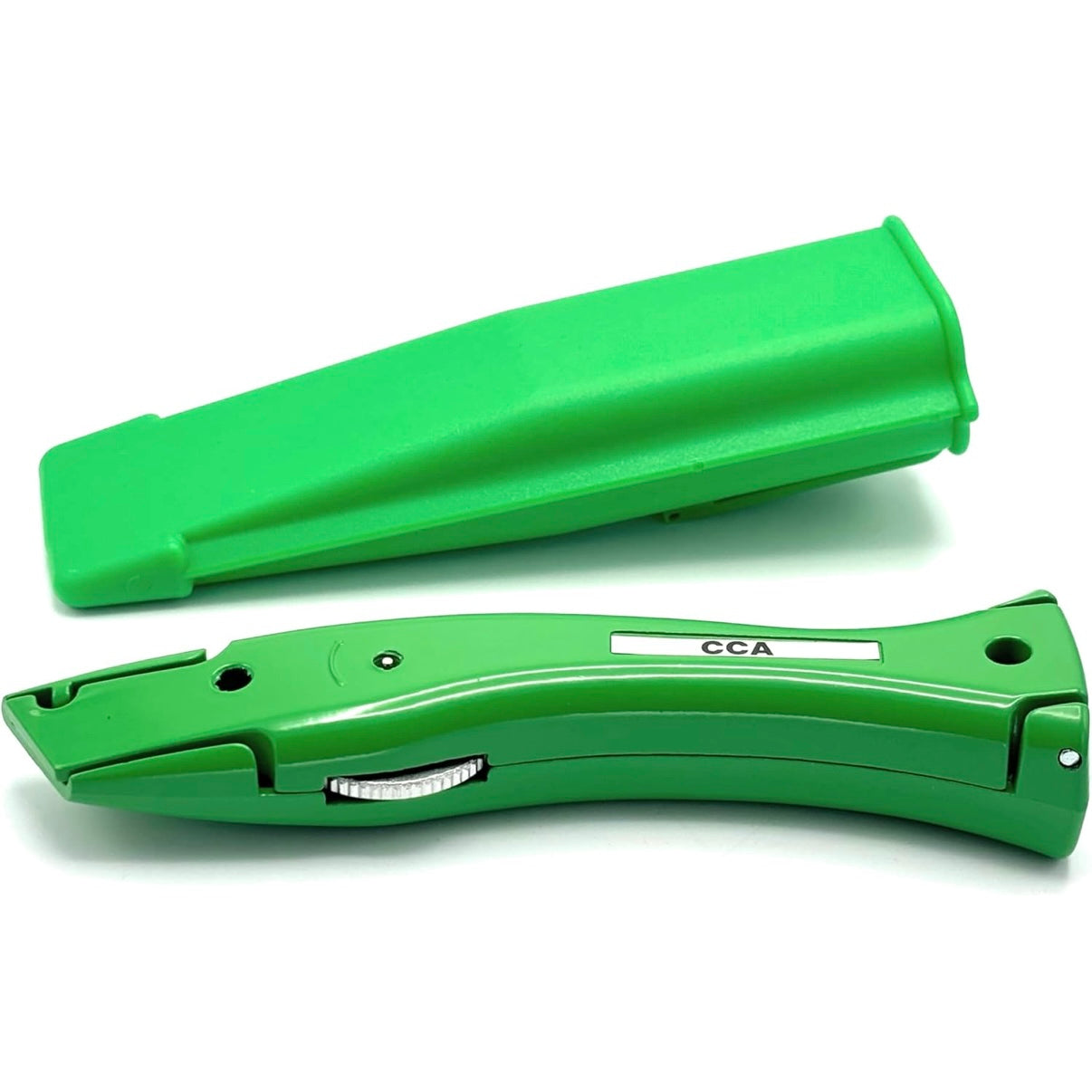 CCA Green Carpet Cutter Tool with Green Holder for The Professional and DIY Installer