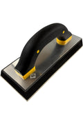CCA Tile Grout Float with Soft Grip Handle, High Density Foam Pad, Aluminium Plate, Two Rounded Corners, 100mm x 240mm
