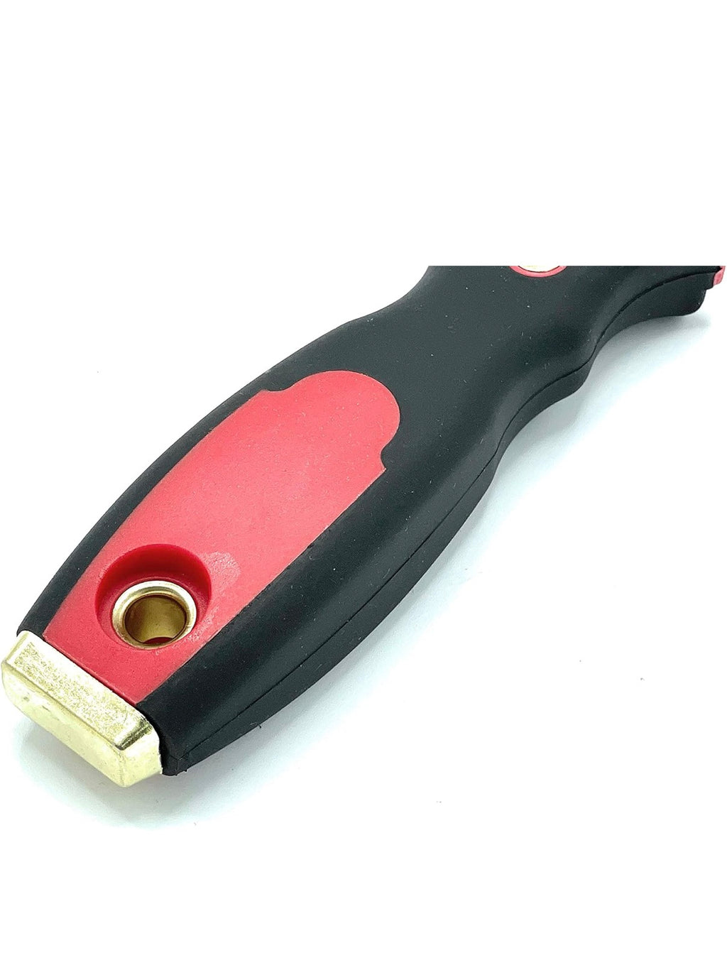 CCA Carpet Tucking Tool Metal top Design for Door Trim Flooring Plates Giving Neat Edges to floorcoverings Black and red.
