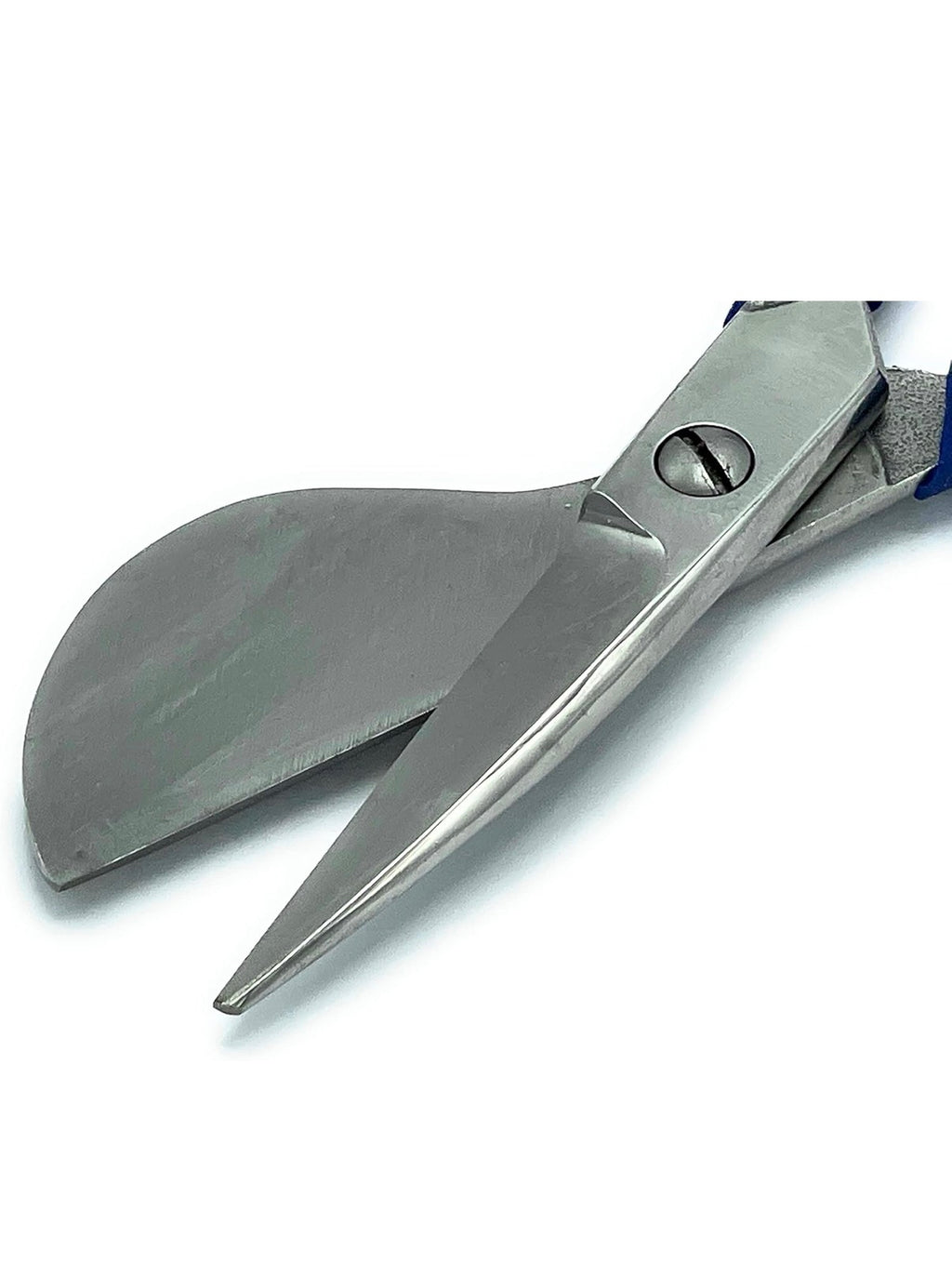 CCA Napping Duckbill 7 inch Carpet Pile Trimming Scissors Right Handed with Blue Rubber Moulded Handles