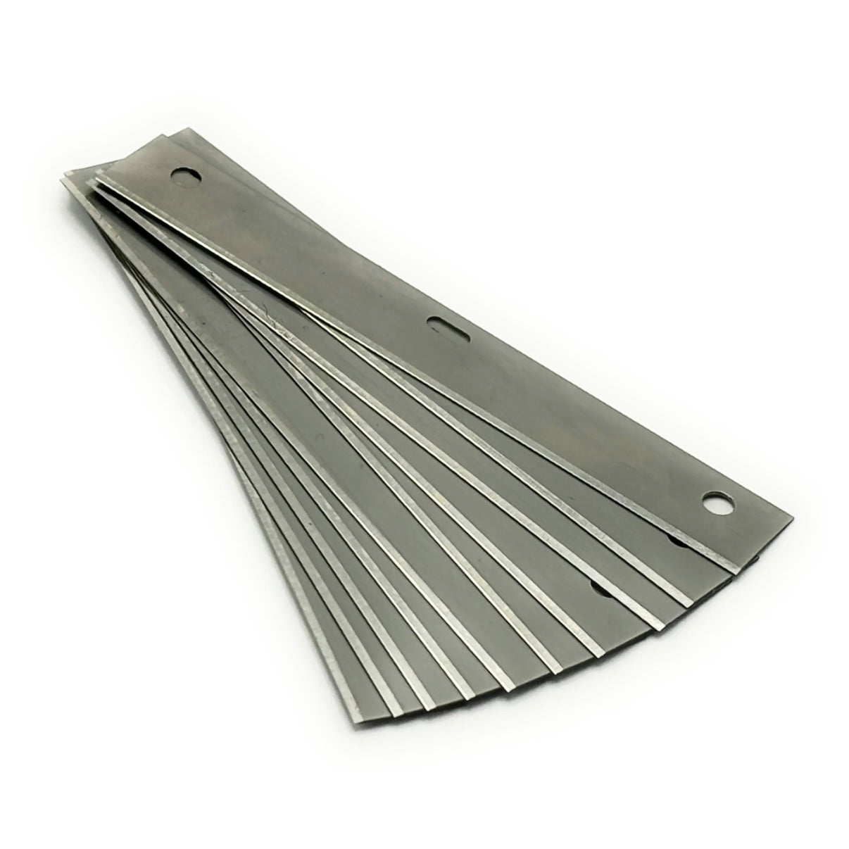 CCA Heavy Duty 10cm Wallpaper & Flooring Scraper Blades Pack of 10 Steel