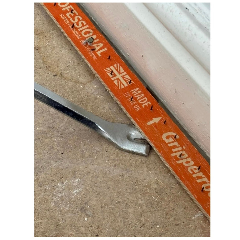 CCA Jimmy Bar Tack Lifter Pry Bar for Gripper Rods, Nails and Trims Removal.
