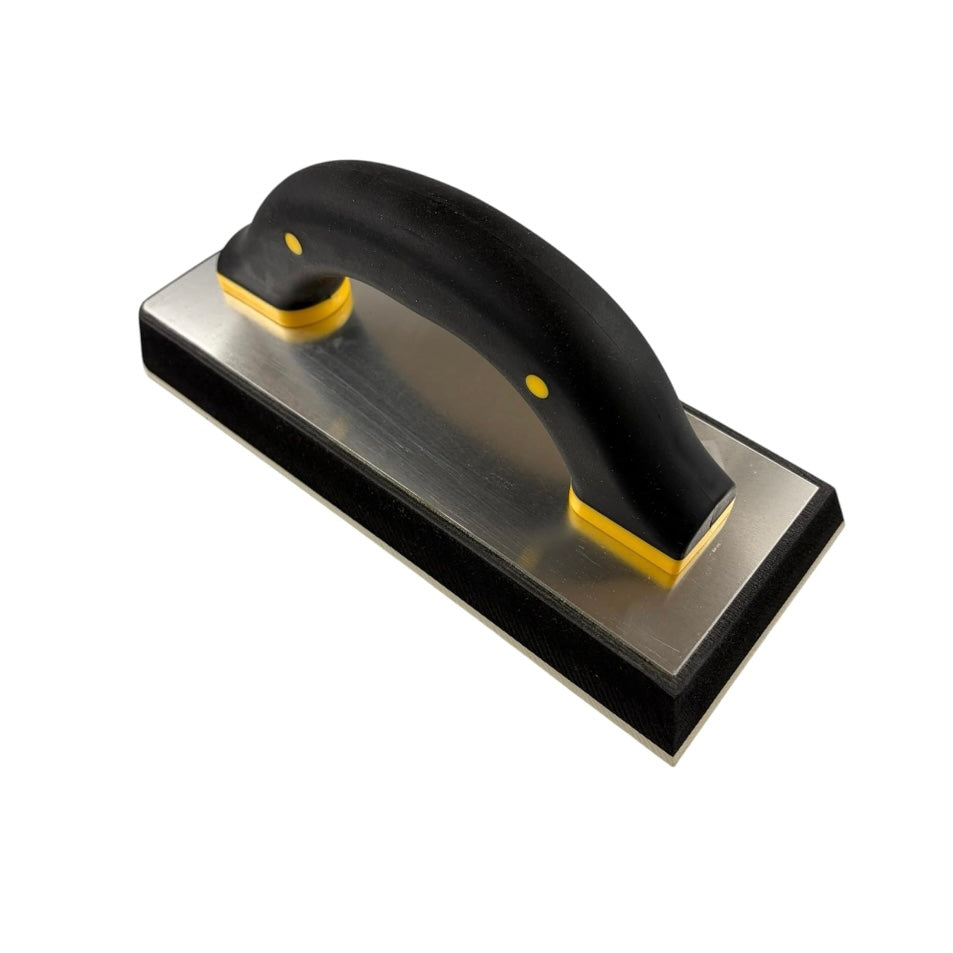 CCA Soft-Grip Grout Float, Density Foam Pad on Aluminium Plate 100 x 240mm