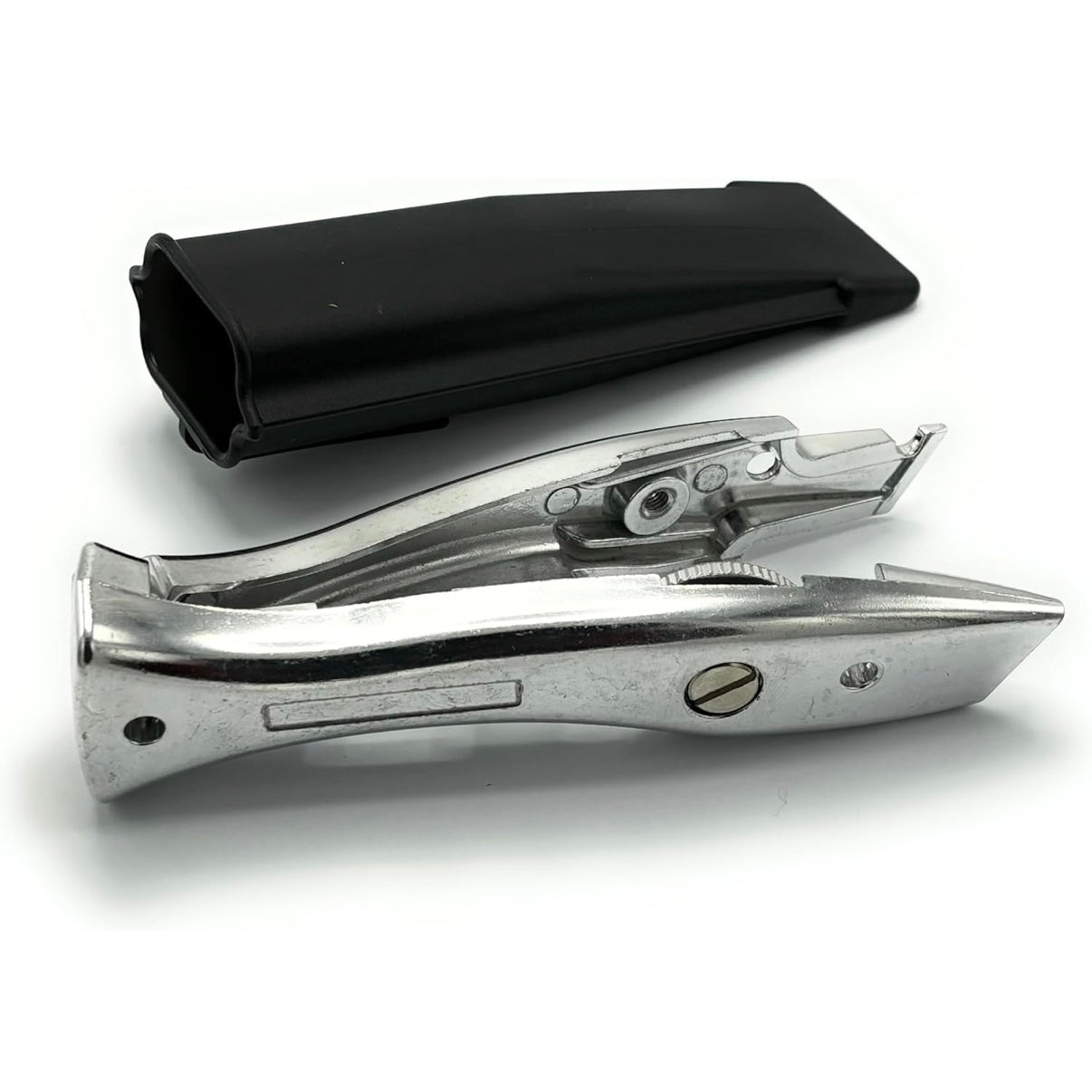 CCA Silver Carpet Cutter Tool with Black Holder for The Professional and DIY Installer