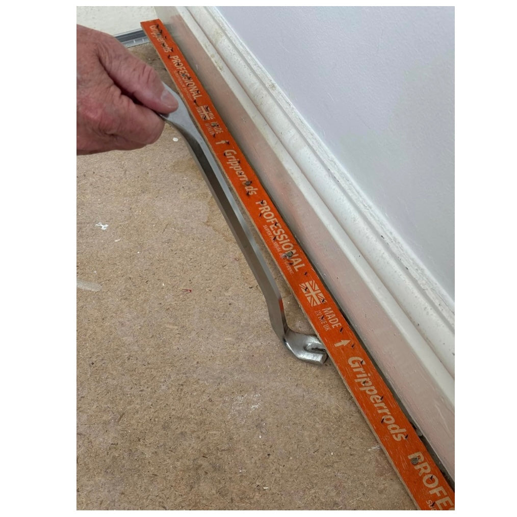 CCA Jimmy Bar Tack Lifter Pry Bar for Gripper Rods, Nails and Trims Removal.