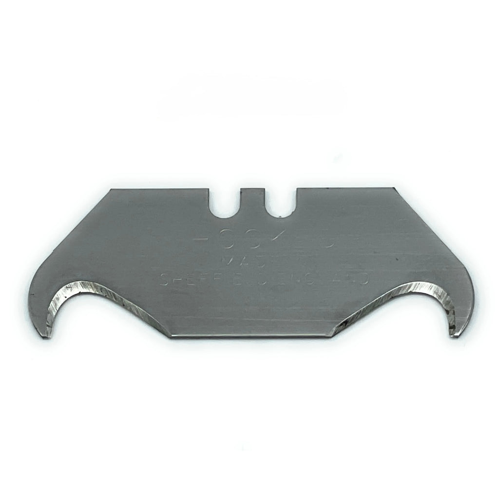 CCA Hooked heavy duty Roofing Knife Blades, Sheffield Made, Pack of 100