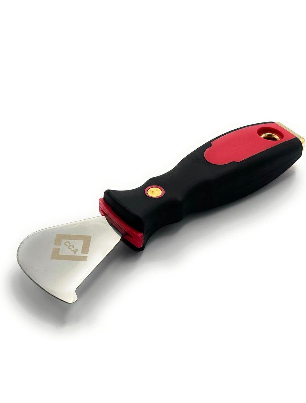 CCA Carpet Tucking Tool Metal top Design for Door Trim Flooring Plates Giving Neat Edges to floorcoverings Black and red.