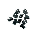 CCA Vinyl Sheet Welding Grooving U/V Blades x10 Matt Black Double Sided