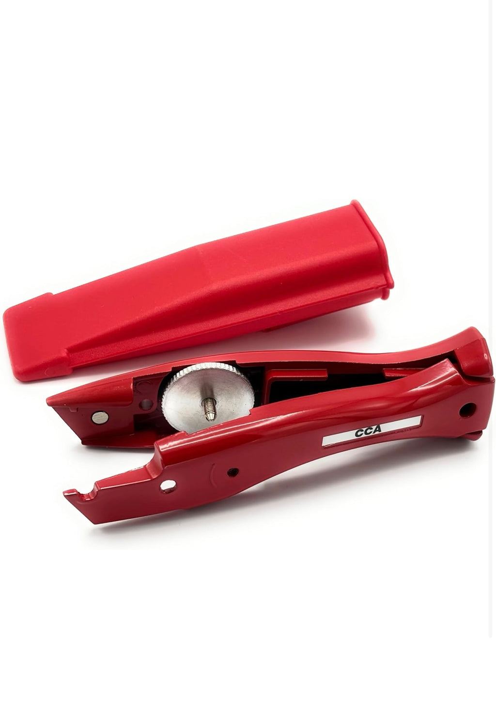 CCA Red Carpet Cutter Tool with Matching red Holder for The Professional and DIY Installer