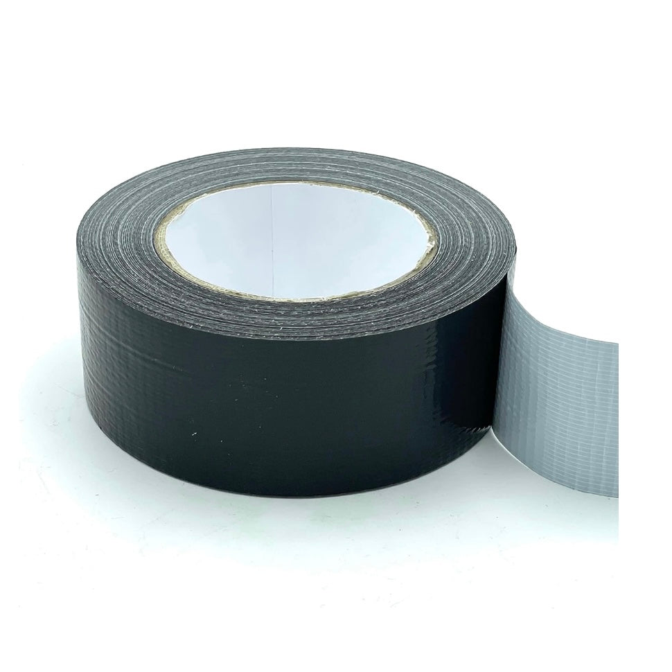 CCA Strong Multi-purpose Black gaffer duct tape Cloth easy tare for general repairs 50 mtr long roll with a good adhesive grab