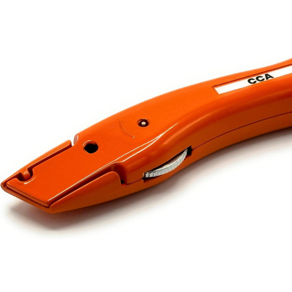CCA Orange Carpet Cutter Tool with Orange Holder for The Professional and DIY Installer