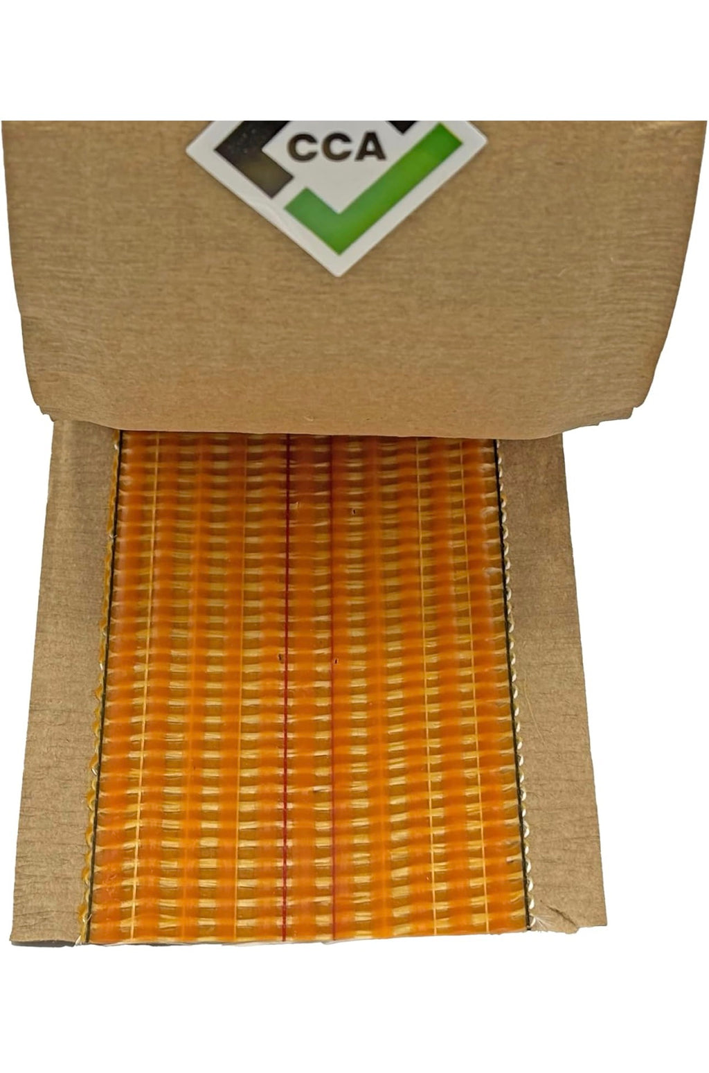CCA Carpet heat seam Joining Tape - Heat Bond Hot Adhesive Super Seaming Red Stitch 20mtr (66 feet) roll. 100mm wide, Secures joins using a heat seam iron.