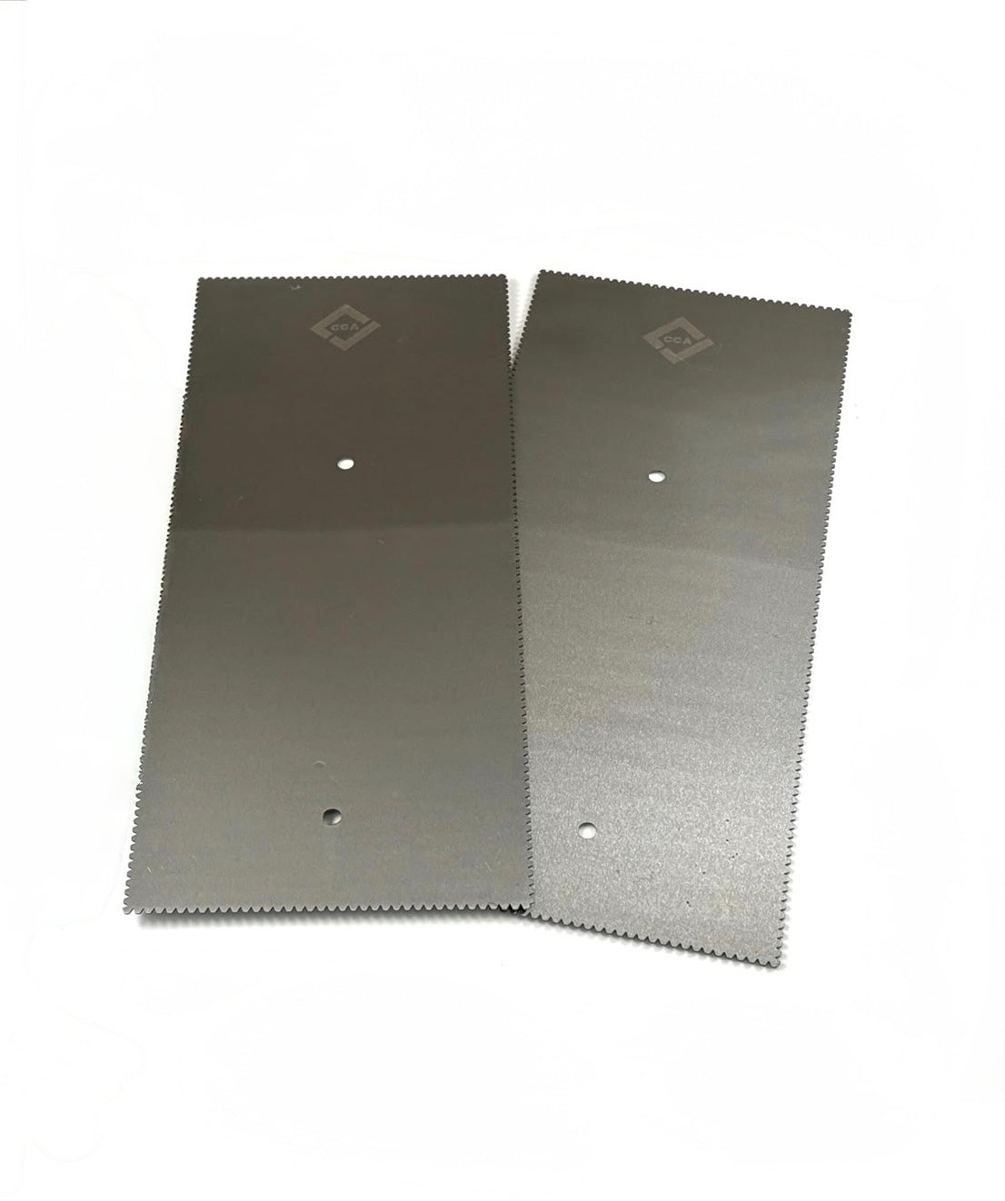 CCA Floor Trowel Pack of 2 x Adhesive Spreaders V Notch A2 Size for LVT Amtico Karndean Flooring & Pressure Sensitive