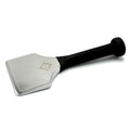 CCA Stair Tool Carpet Fitter Bolster Chisel (90mm - 3 ½”) Wide Metal Tucker, Silver with Black Rubber Protective Sleeve