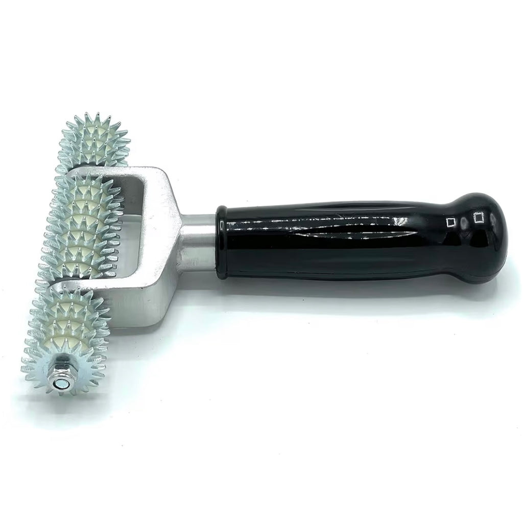 CCA Carpet pile grooming star roller for joins to knit the pile after a heat seam join evenly