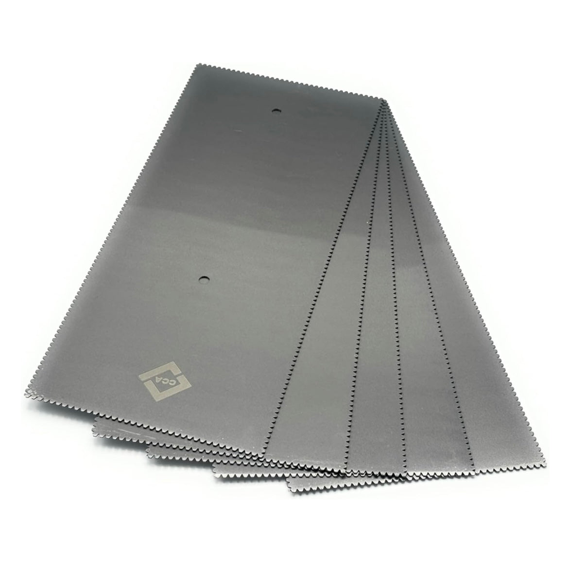 CCA Floor Trowel Pack of 5 x Adhesive Spreaders V Notch A2 Size for LVT Amtico Karndean Flooring & Pressure Sensitive
