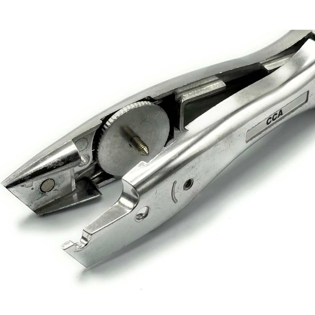 CCA Silver Carpet Cutter Tool with Black Holder for The Professional and DIY Installer