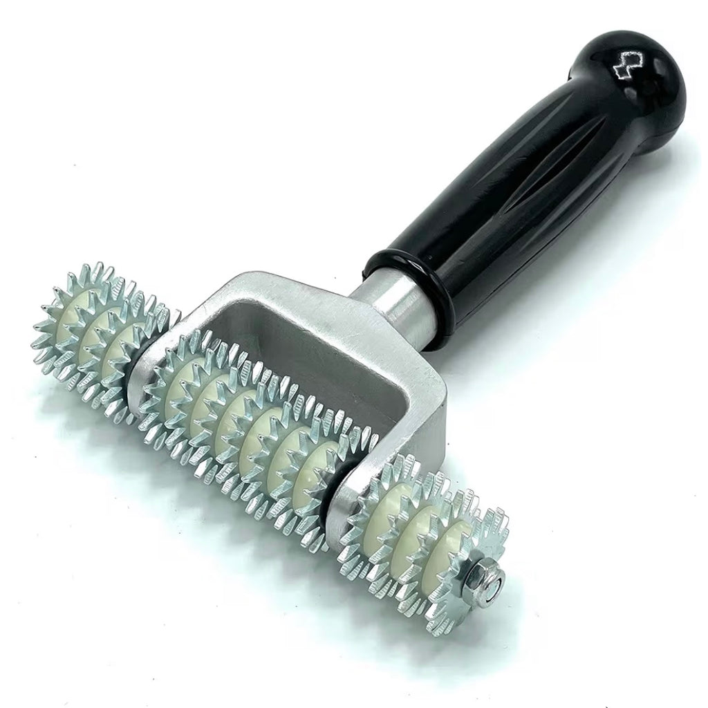 CCA Carpet pile grooming star roller for joins to knit the pile after a heat seam join evenly