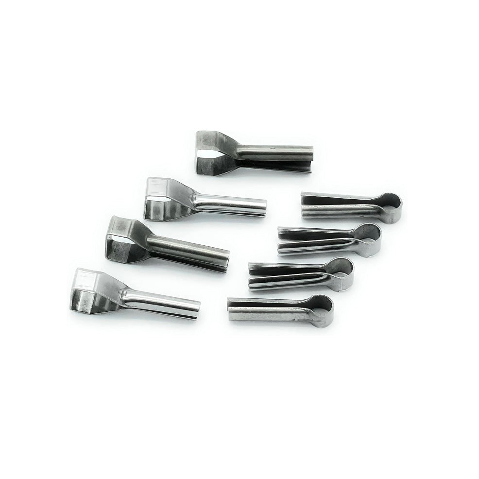 CCA Mixed Router Blades: 4 Round Internal, 4 Stirrup External, Weld Trim
