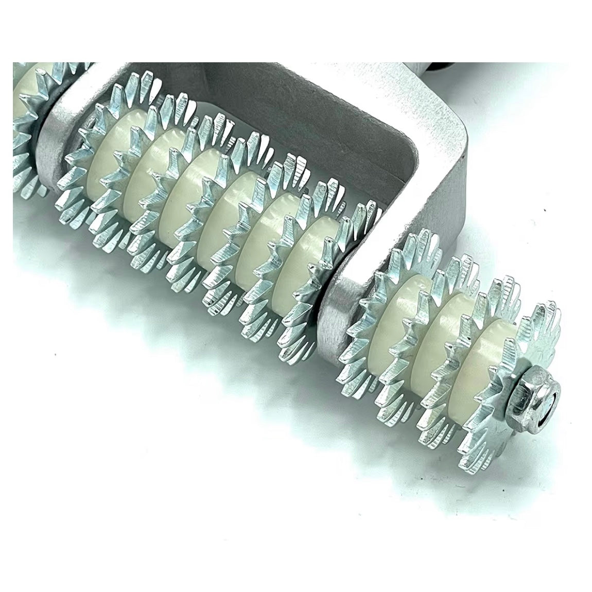 CCA Carpet pile grooming star roller for joins to knit the pile after a heat seam join evenly