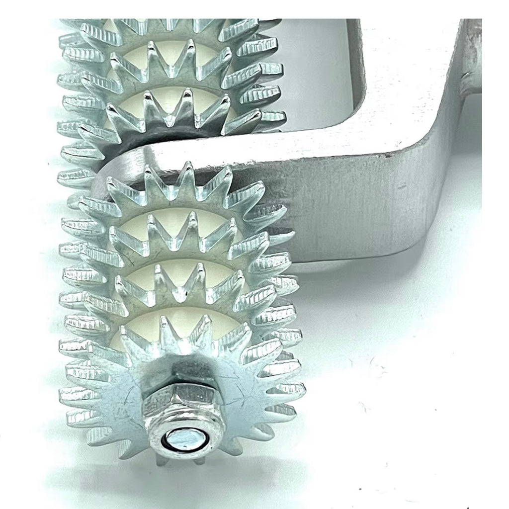 CCA Carpet pile grooming star roller for joins to knit the pile after a heat seam join evenly