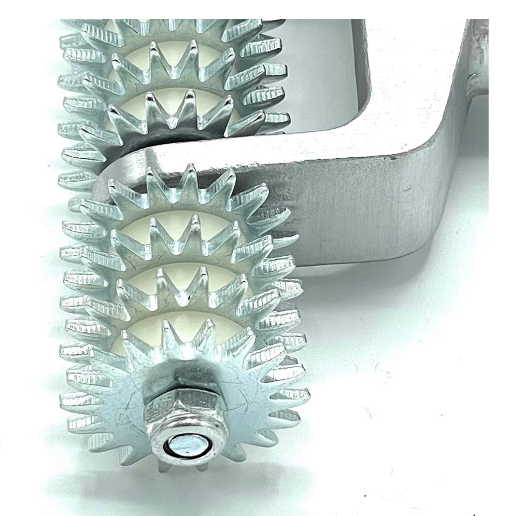 CCA Carpet pile grooming star roller for joins to knit the pile after a heat seam join evenly