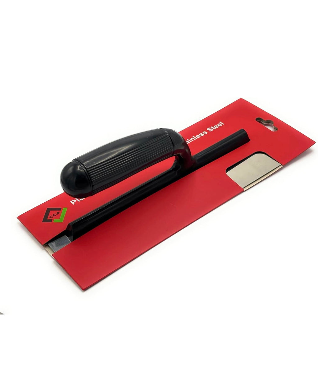 CCA Plastering and Floor Screeding hand finishing trowel 11” stainless steel for plaster screed cement mortar render and joint compound 280mm x 115mm