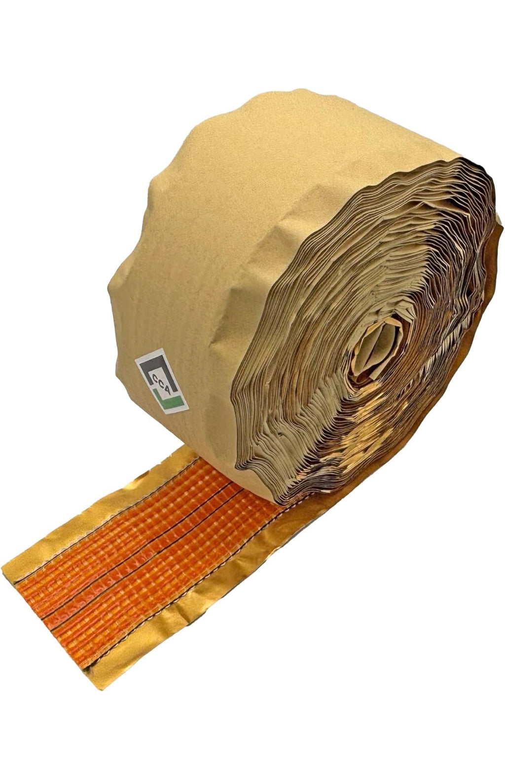 CCA Carpet heat seam Joining Tape - Heat Bond Hot Adhesive Gold foil backed 20mtr (66 feet) roll. 100mm wide, Secures joins using a heat seam iron.