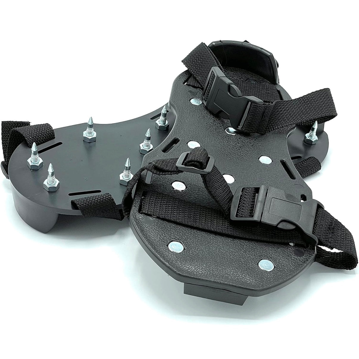 CCA Spiked Shoes for Spreading Flooring Screed, Along with Aeration for self Levelling and epoxy Resin Floor Laying. Slip Over Shoe Sandals. Spiked Nail Overshoe.