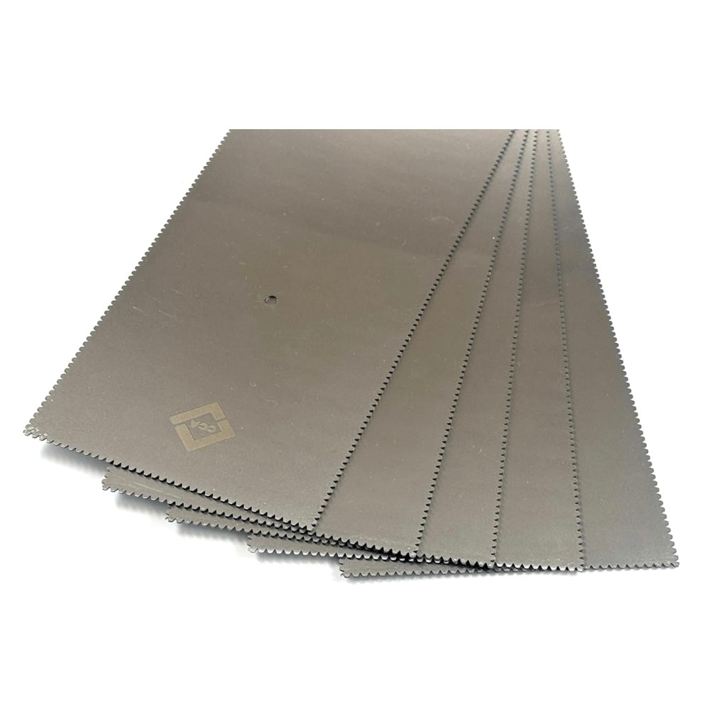 CCA Floor Trowel Pack of 5 x Adhesive Spreaders V Notch A2 Size for LVT Amtico Karndean Flooring & Pressure Sensitive
